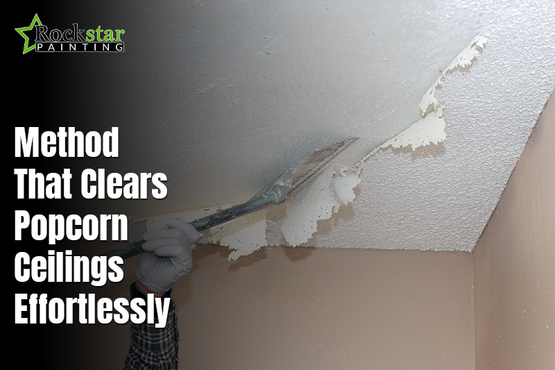 Method That Clears Popcorn Ceilings Effortlessly