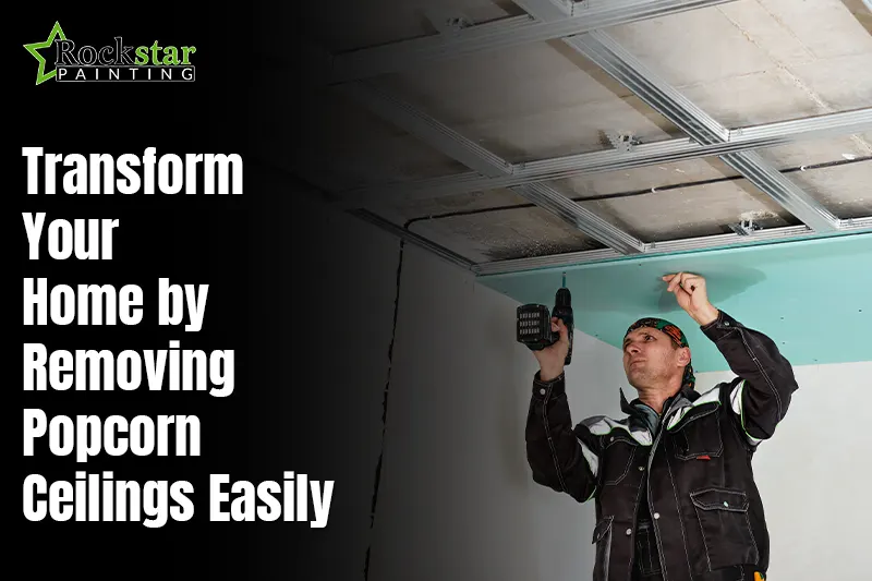 Transform Your Home by Removing Popcorn Ceilings Easily